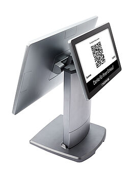 LK-133 Touch POS with Stand, 10" Customer Display - Image 2